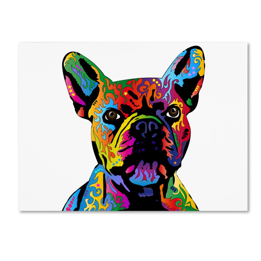 Michael Tompsett French Bulldog Canvas Wall Art 35 x 47 Inches Image 1