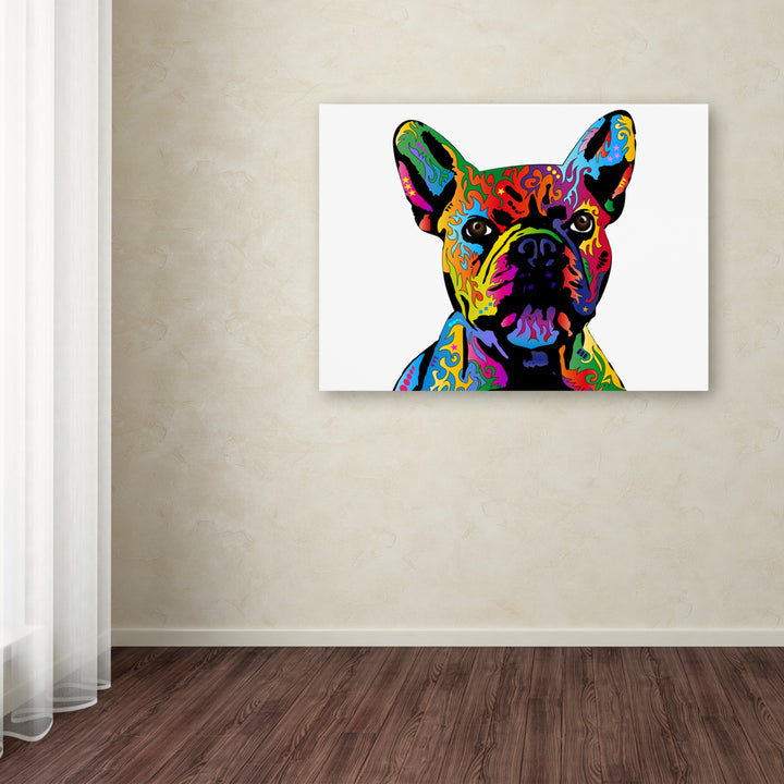 Michael Tompsett French Bulldog Canvas Wall Art 35 x 47 Inches Image 3