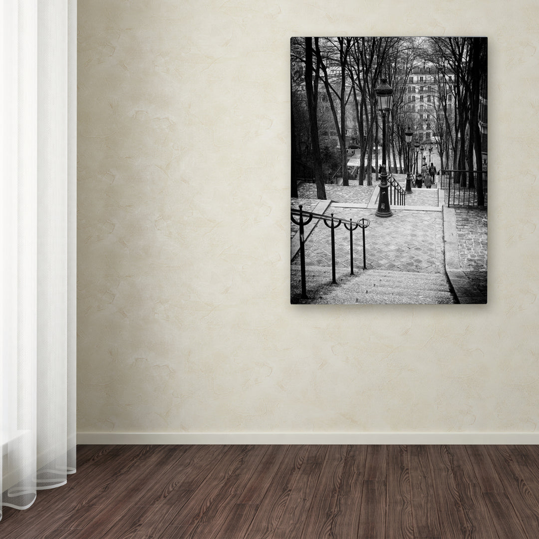 Philippe Hugonnard Staircase Montmartre Paris Canvas Wall Art 35 x 47 Inches Image 3