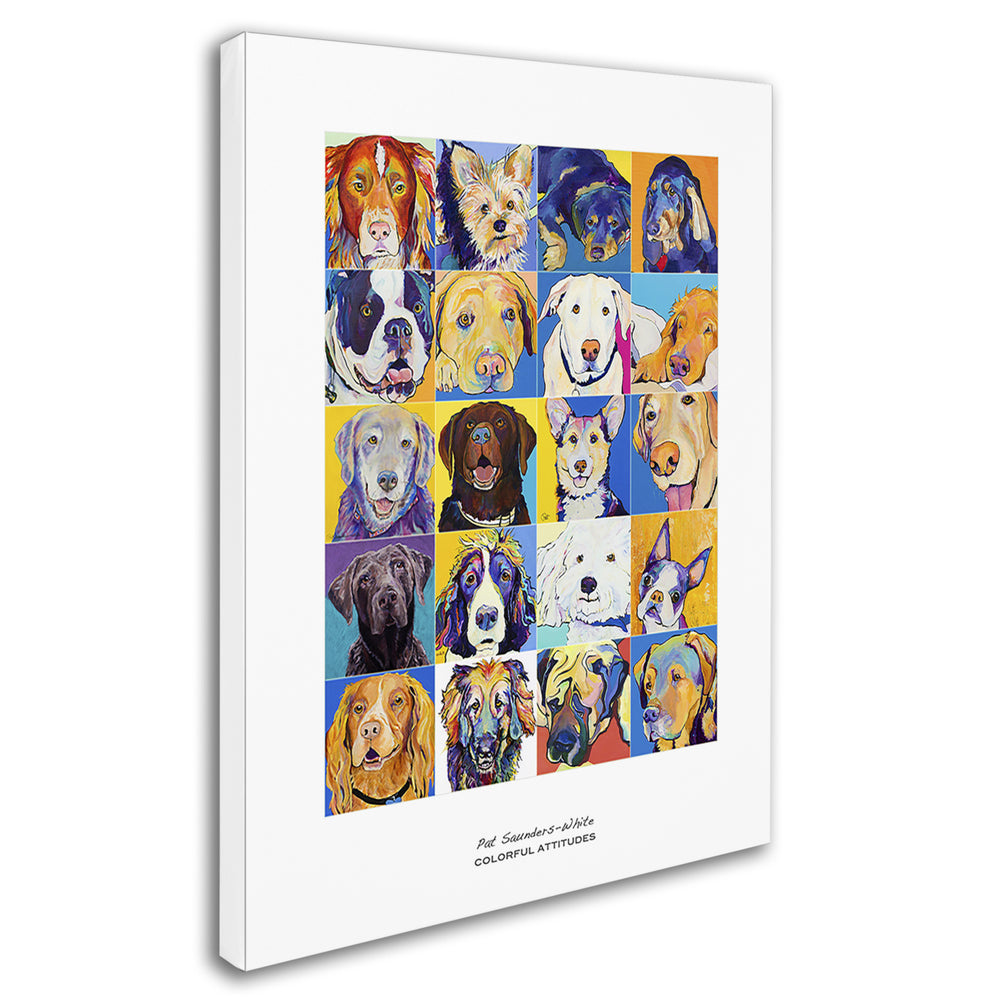 Pat Saunders-White Colorful Attitudes Poster Canvas Wall Art 35 x 47 Inches Image 2