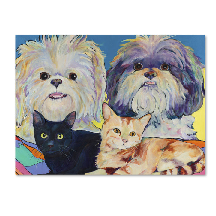 Pat Saunders-White Family Canvas Wall Art 35 x 47 Inches Image 1