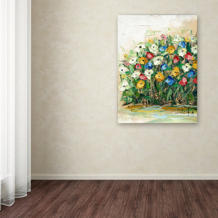 Hai Odelia Spring Flowers in a Vase 10 Canvas Wall Art 35 x 47 Inches Image 3