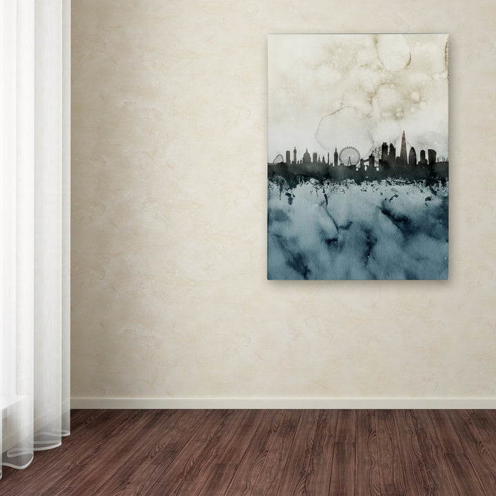 Michael Tompsett London Skyline Tall 3 Canvas Wall Art 35 x 47 Inches Image 3