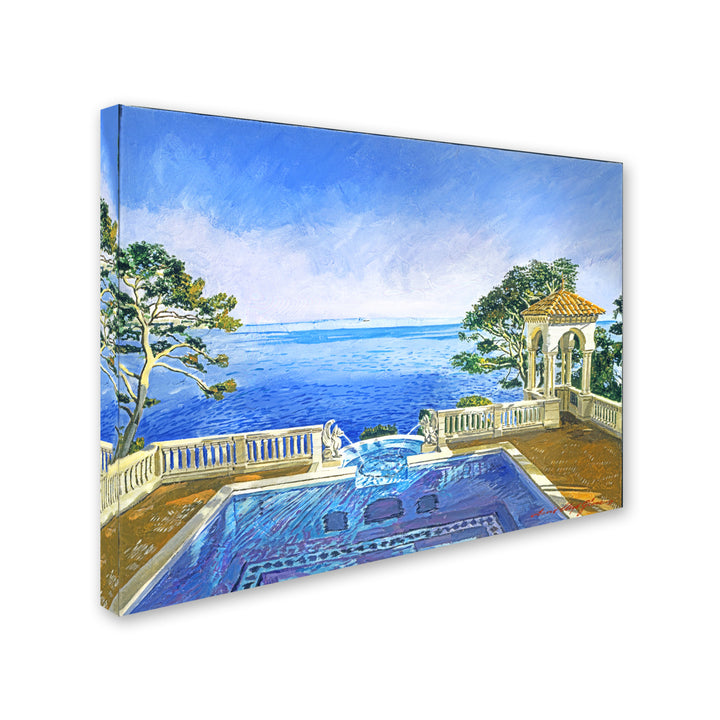 David Lloyd Glover Cap Martin Monaco Canvas Wall Art 35 x 47 Inches Image 2