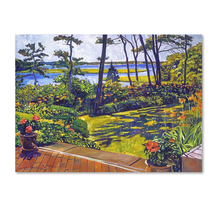 David Lloyd Glover Ocean Lagoon Garden Canvas Wall Art 35 x 47 Inches Image 1