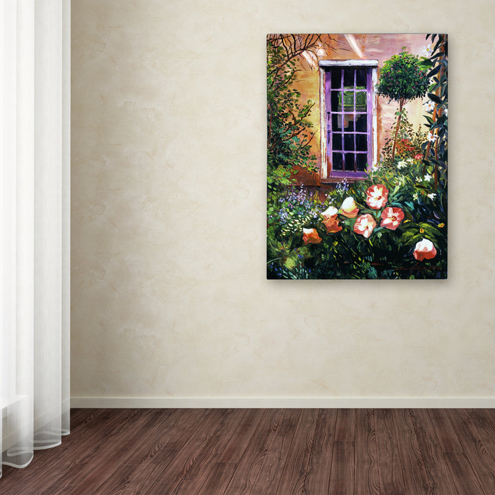 David Lloyd Glover Tuscany Villa Garden Canvas Wall Art 35 x 47 Inches Image 3