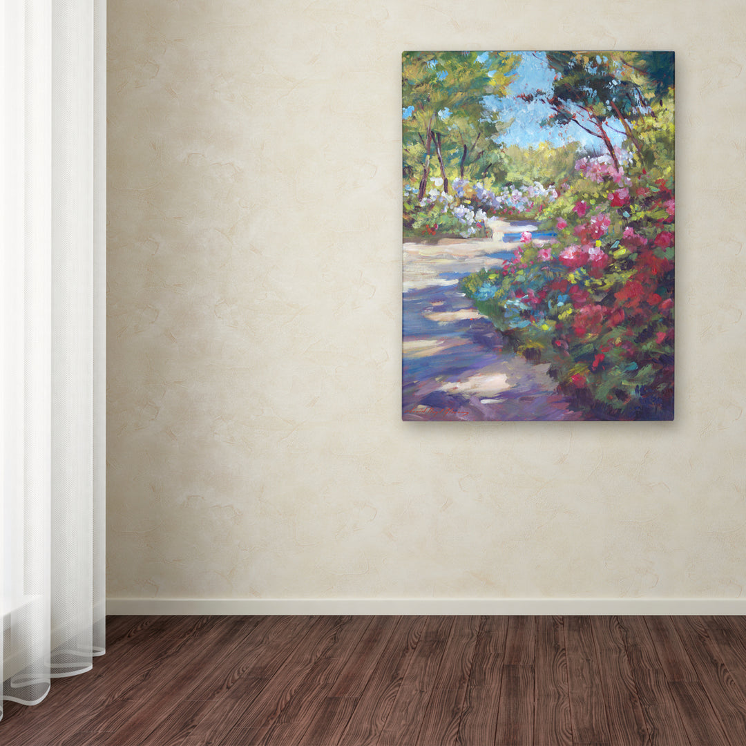 David Lloyd Glover Arboretum Garden Path Canvas Wall Art 35 x 47 Inches Image 3