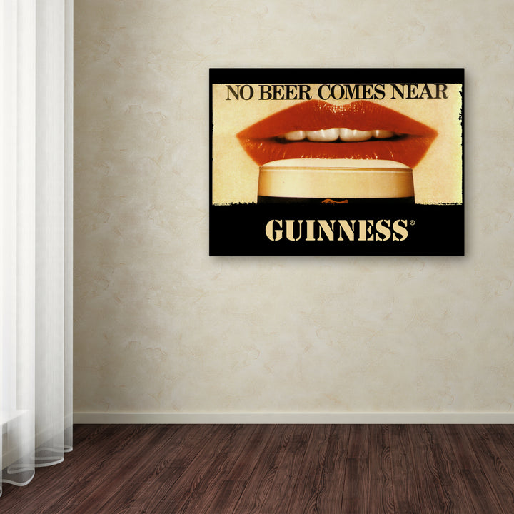 Guinness Brewery No Beer Comes Near Canvas Wall Art 35 x 47 Inches Image 3