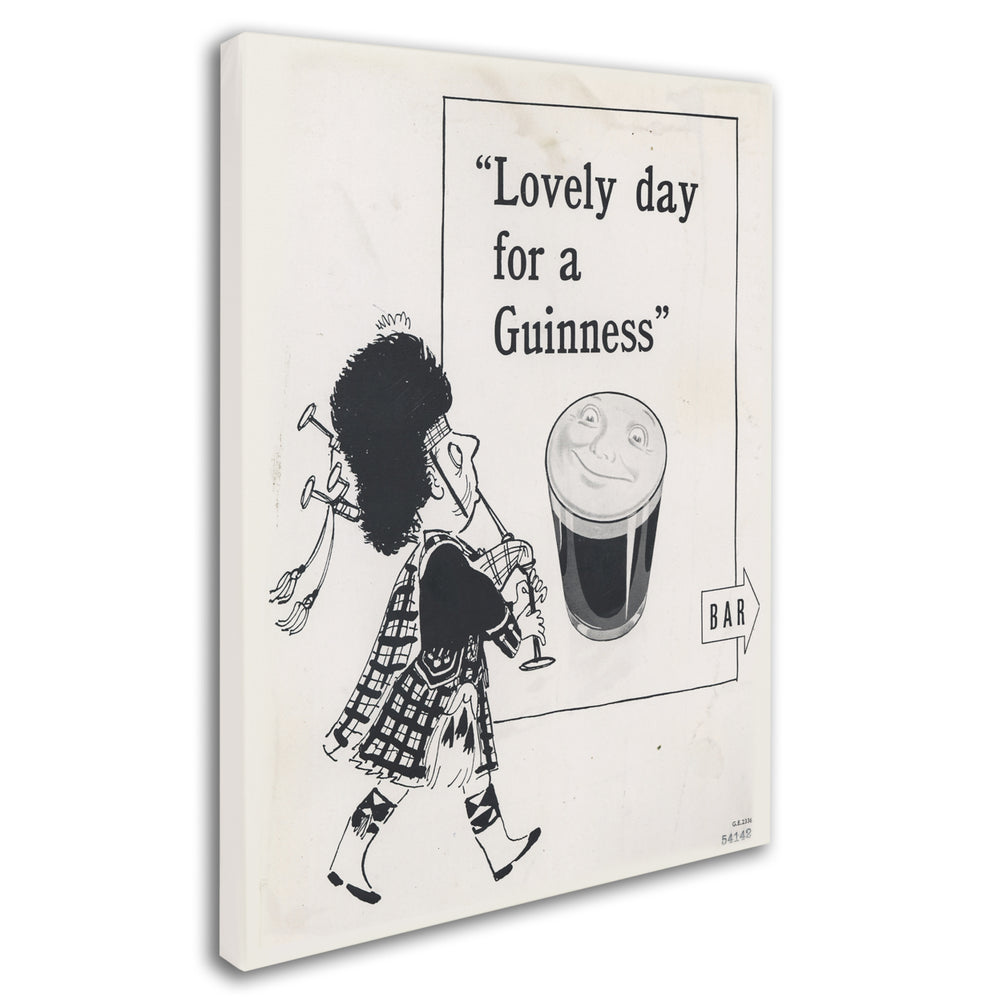 Guinness Brewery Lovely Day For A Guinness IV Canvas Wall Art 35 x 47 Inches Image 2