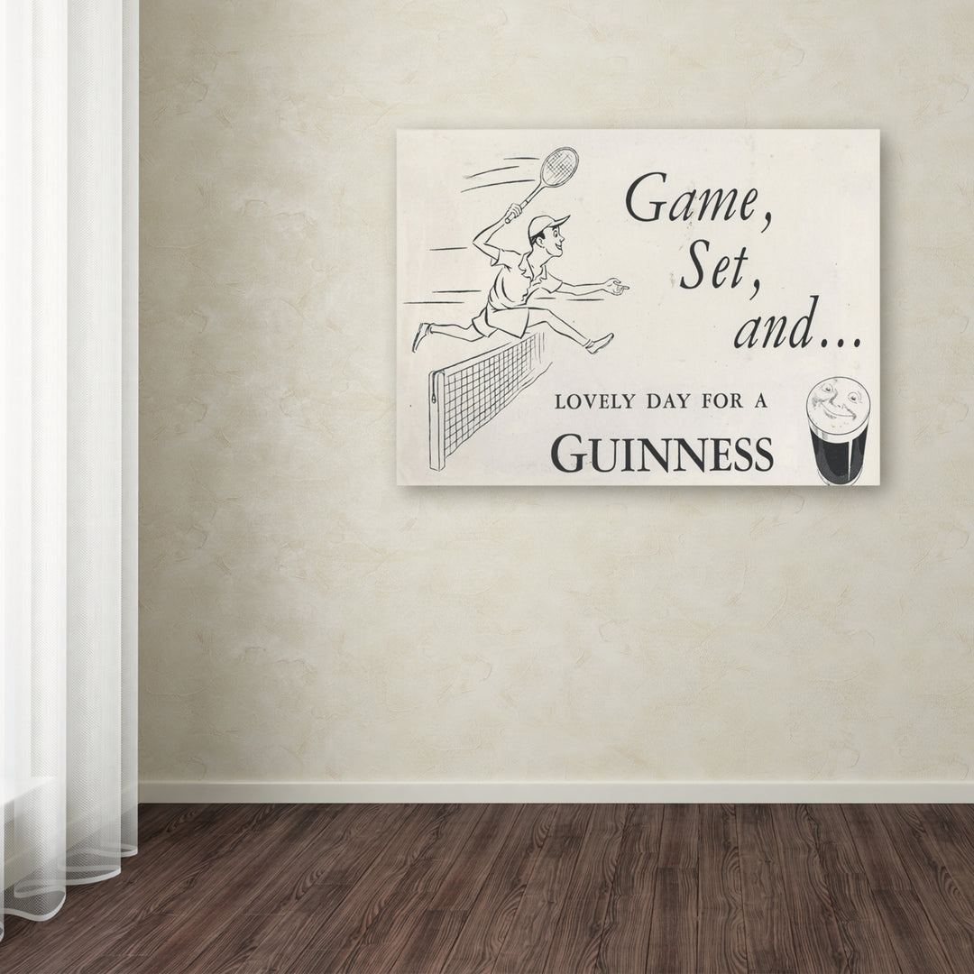 Guinness Brewery Lovely Day For A Guinness VI Canvas Wall Art 35 x 47 Inches Image 3