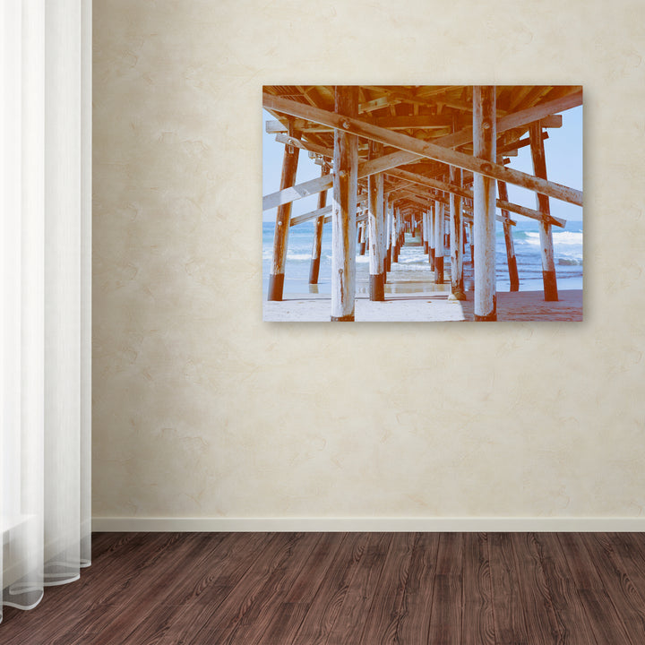 Ariane Moshayedi Under Pier Canvas Wall Art 35 x 47 Inches Image 3