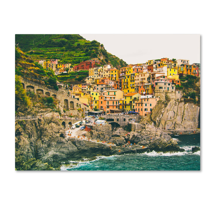 Ariane Moshayedi Cinque Terre 3 Canvas Wall Art 35 x 47 Inches Image 1