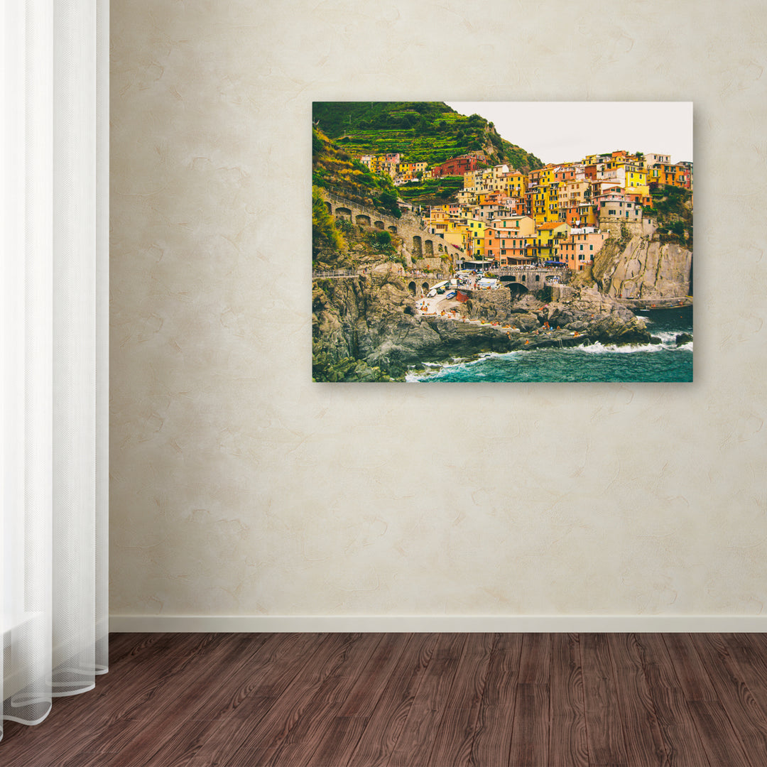 Ariane Moshayedi Cinque Terre 3 Canvas Wall Art 35 x 47 Inches Image 3