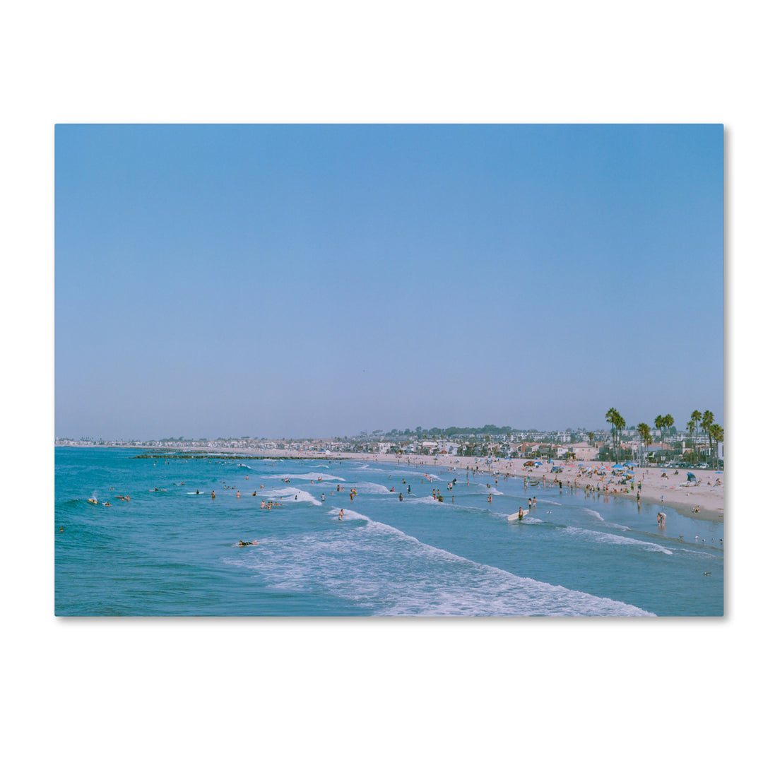 Ariane Moshayedi Newport Beach Summer Day Canvas Wall Art 35 x 47 Inches Image 1