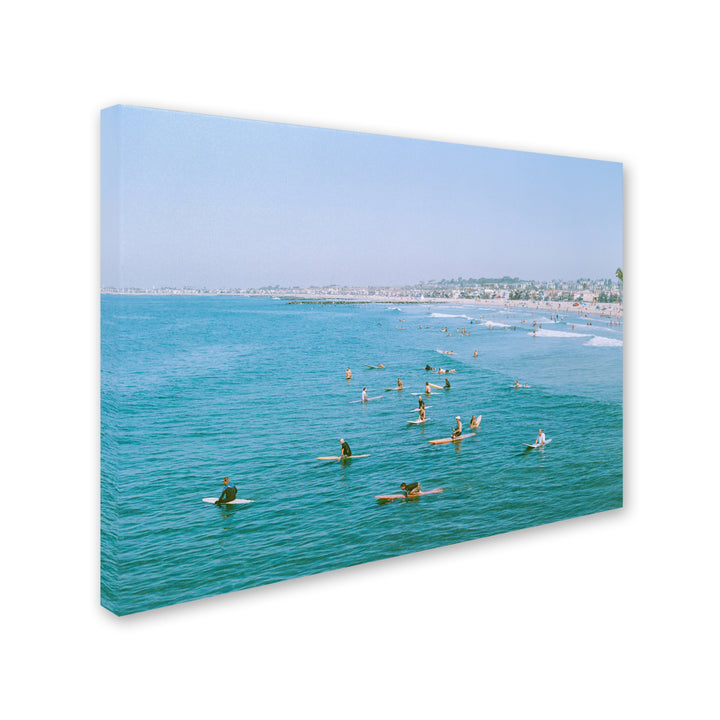 Ariane Moshayedi Newport Beach Surfers Canvas Wall Art 35 x 47 Inches Image 2