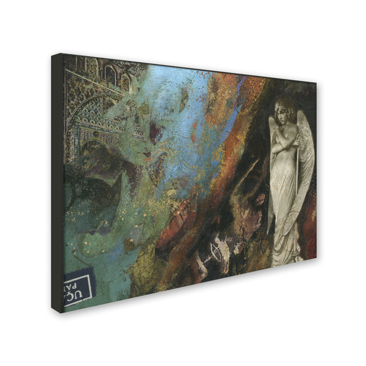 Nick Bantock Green Angel Canvas Wall Art 35 x 47 Inches Image 2