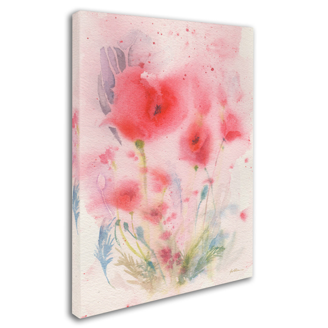 Sheila Golden Pink Reverie Canvas Wall Art 35 x 47 Inches Image 2