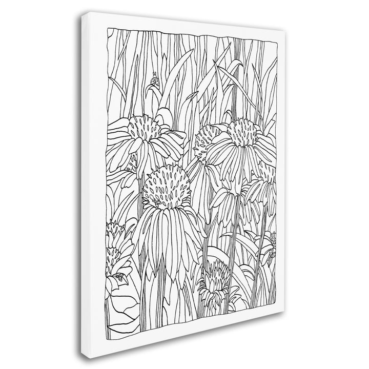 Kathy G. Ahrens Echinacea Canvas Wall Art 35 x 47 Inches Image 2