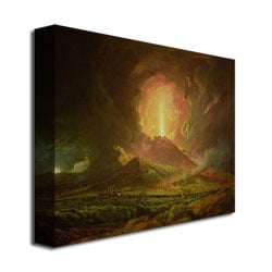Joseph Wright of Derby Eruption of Vesuvius Canvas Wall Art 35 x 47 Image 3