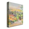 Paul Cezanne Bend in the Road Canvas Wall Art 35 x 47 Image 2