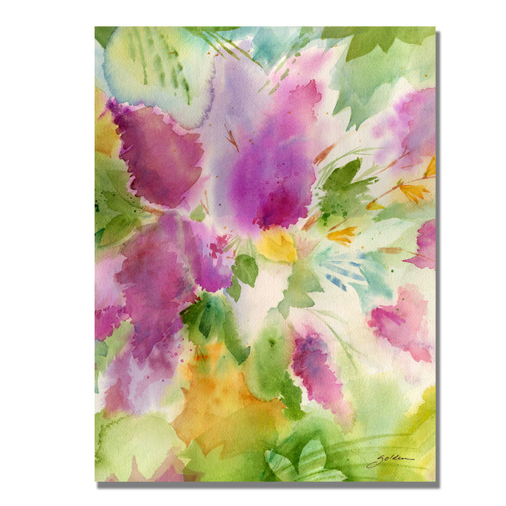 Shelia Golden Lilacs Canvas Wall Art 35 x 47 Image 1