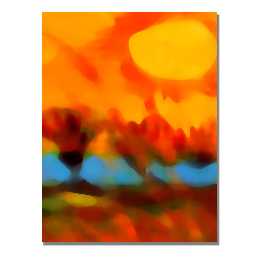 Amy Vangsgard Sunset in the Fields Canvas Wall Art 35 x 47 Image 1