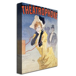 Jules Cheret Theatrophone Canvas Wall Art 35 x 47 Image 3