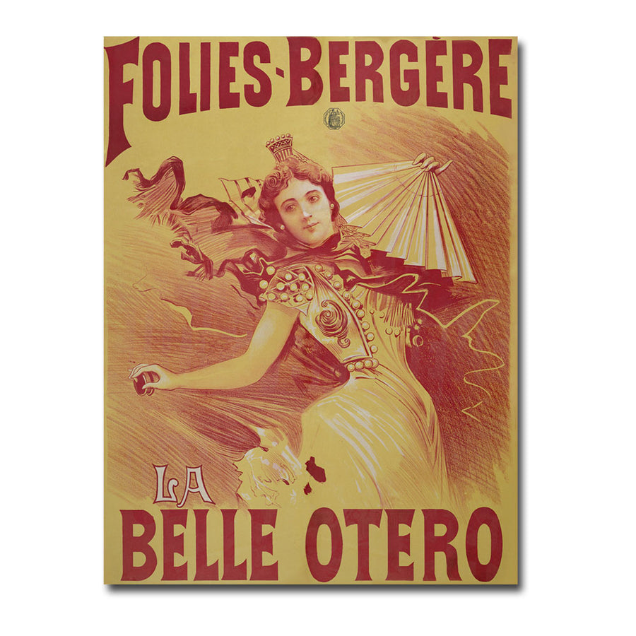 Bataille La Belle Otero 1894 Canvas Wall Art 35 x 47 Image 1