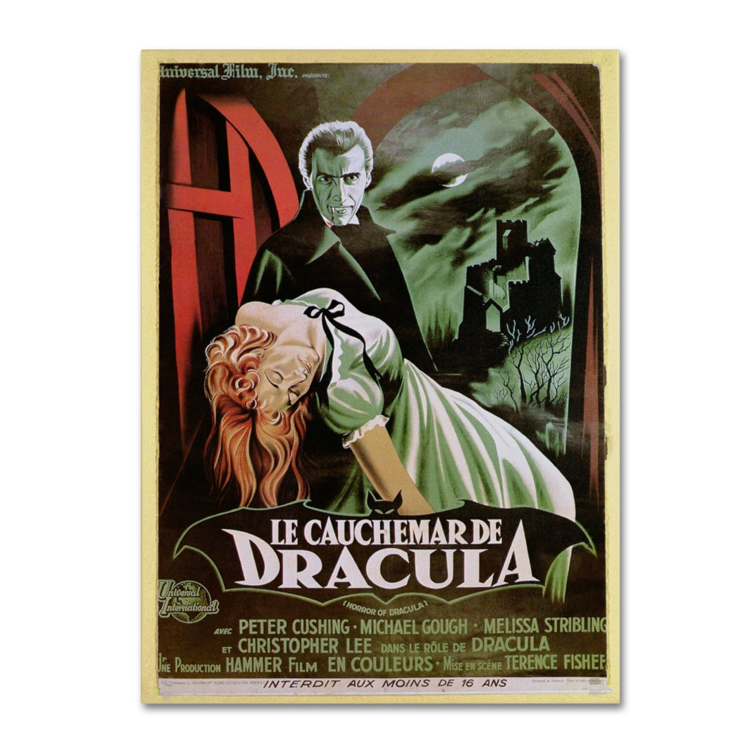 The Horror of Dracula Canvas Wall Art 35 x 47 Image 1