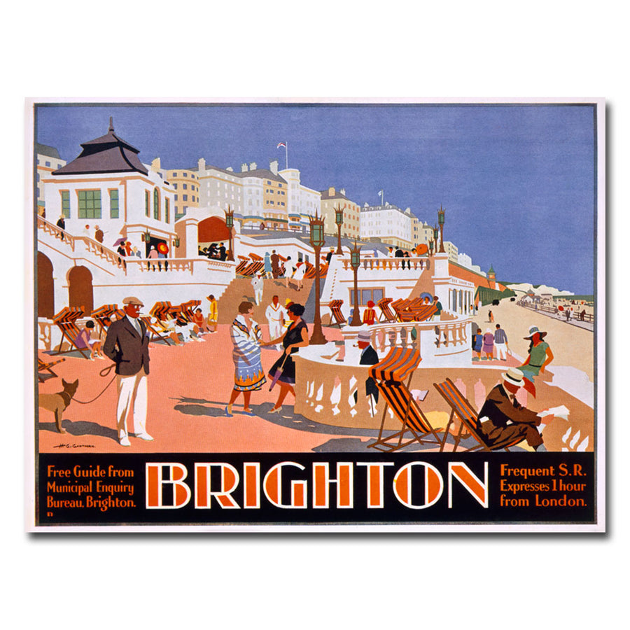 Henry Gawthorn Brighton Canvas Wall Art 35 x 47 Image 1