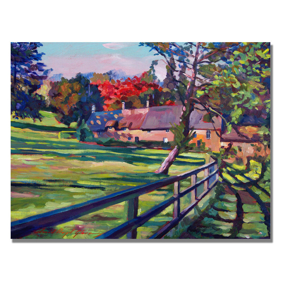 David Lloyd Glover Country House Canvas Wall Art 35 x 47 Image 1