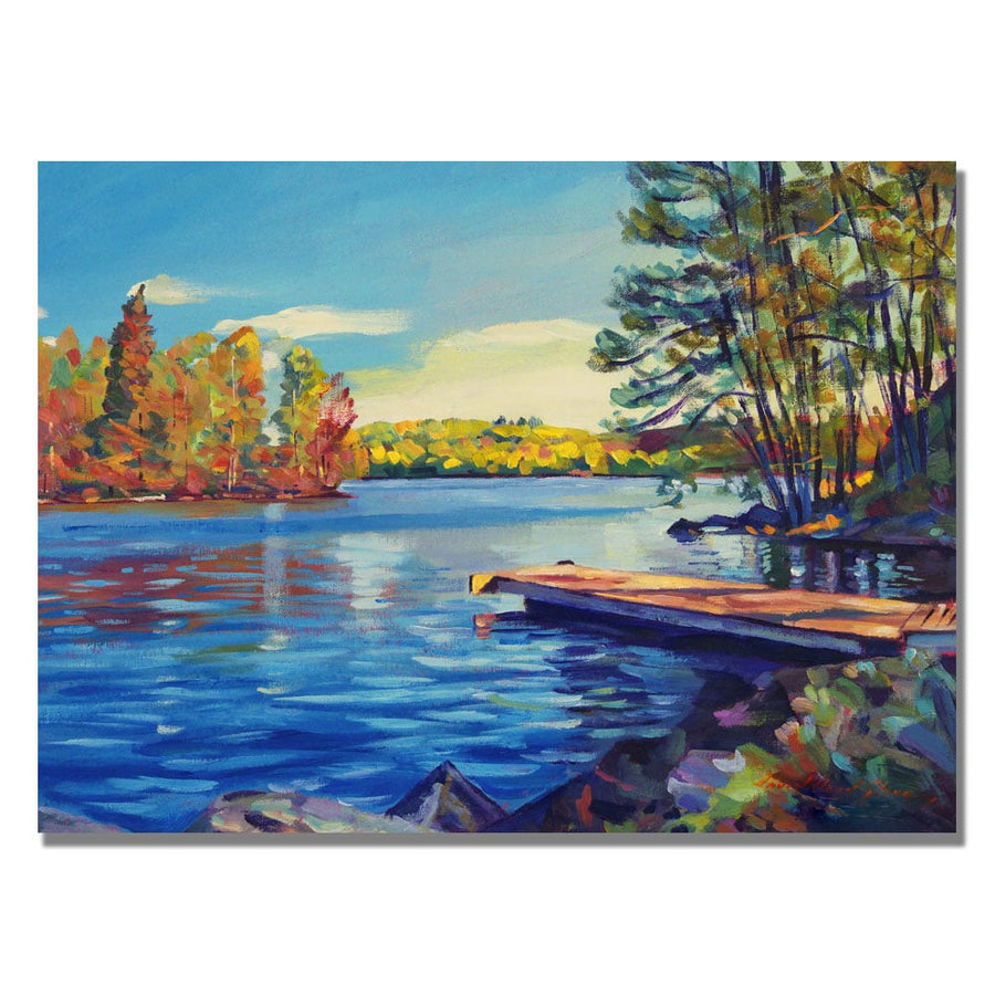 David Lloyd Glover End of Summer Canvas Wall Art 35 x 47 Image 1