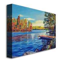 David Lloyd Glover End of Summer Canvas Wall Art 35 x 47 Image 3