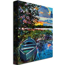 David Lloyd Glover Days End Canvas Wall Art 35 x 47 Image 3