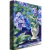 David Lloyd Glover Lavendar Hydrangeas Canvas Wall Art 35 x 47 Image 2