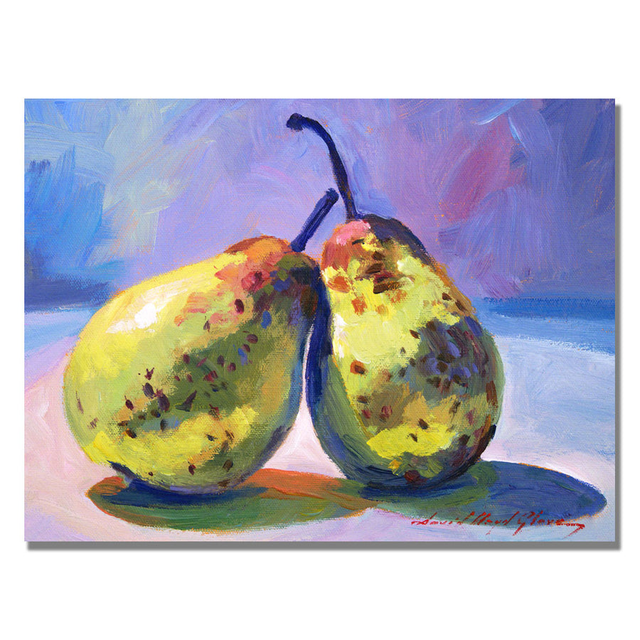 David Lloyd Glover A Pair of Pears Canvas Wall Art 35 x 47 Image 1