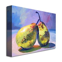 David Lloyd Glover A Pair of Pears Canvas Wall Art 35 x 47 Image 3