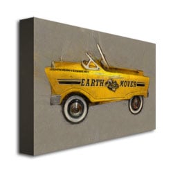 Michelle Calkins Earth Mover Pedal Car Canvas Wall Art 35 x 47 Image 3