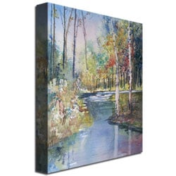 Ryan Radke Hartman Creek Birches Canvas Wall Art 35 x 47 Image 3