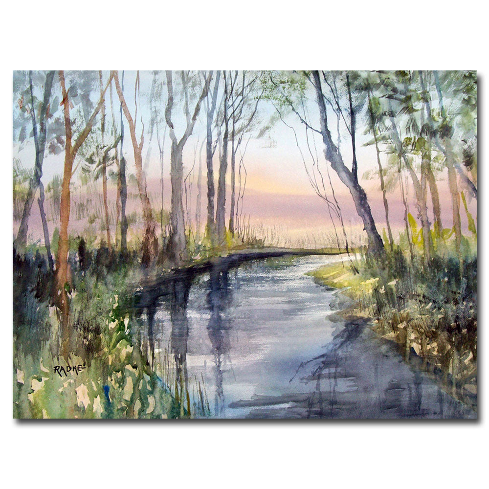 Ryan Radke River Reflections Canvas Wall Art 35 x 47 Image 1