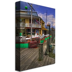 Lois Bryan On the Dock Canvas Wall Art 35 x 47 Image 3