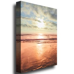 Ariane Moshayedi Sunset Beach Reflections II Canvas Wall Art 35 x 47 Image 3