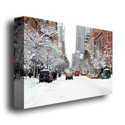 Ariane Moshayedi NYC Snow Day Canvas Wall Art 35 x 47 Image 3