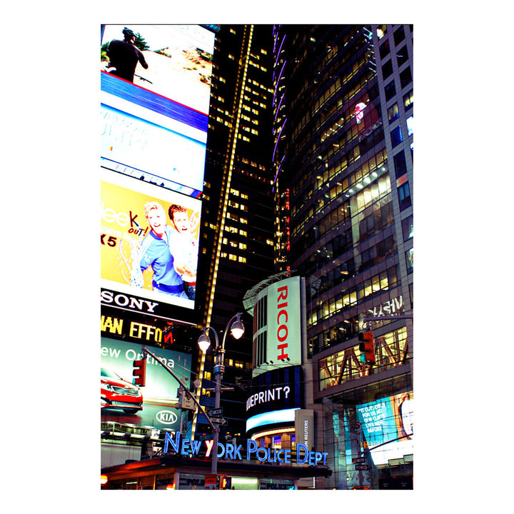 Ariane Moshayedi Time Square Lights Canvas Wall Art 35 x 47 Image 1