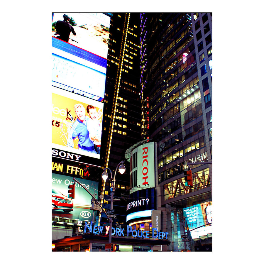 Ariane Moshayedi Time Square Lights Canvas Wall Art 35 x 47 Image 1