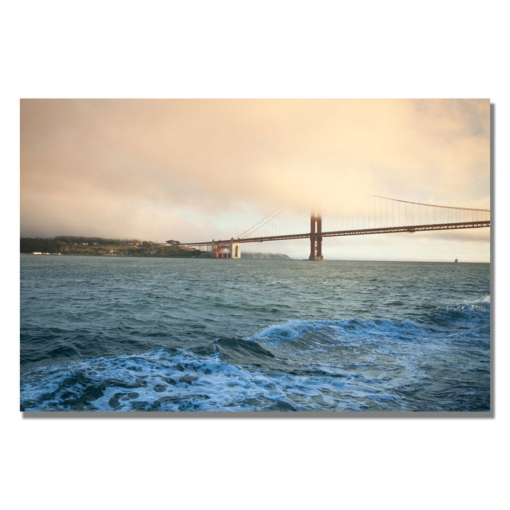 Ariane Moshayedi Bridge Seascape Canvas Wall Art 35 x 47 Image 1