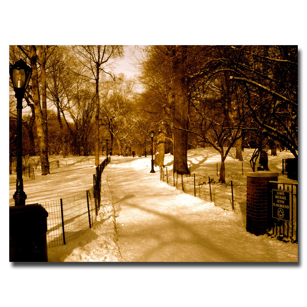 Ariane Moshayedi Winter Playground Canvas Wall Art 35 x 47 Image 1