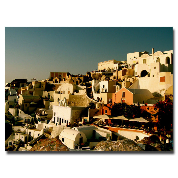 Ariane Moshayedi Santorini Sunset Canvas Wall Art 35 x 47 Image 1