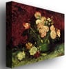 Vincent van Gogh Peonies and Roses Canvas Wall Art 35 x 47 Image 2