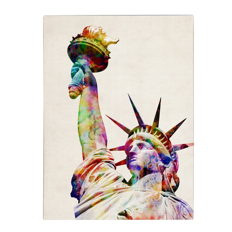Michael Tompsett Statue of Liberty Canvas Wall Art 35 x 47 Image 1